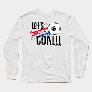 Let's GOAL, Soccer Graphic © GraphicLoveShop Long Sleeve T-Shirt